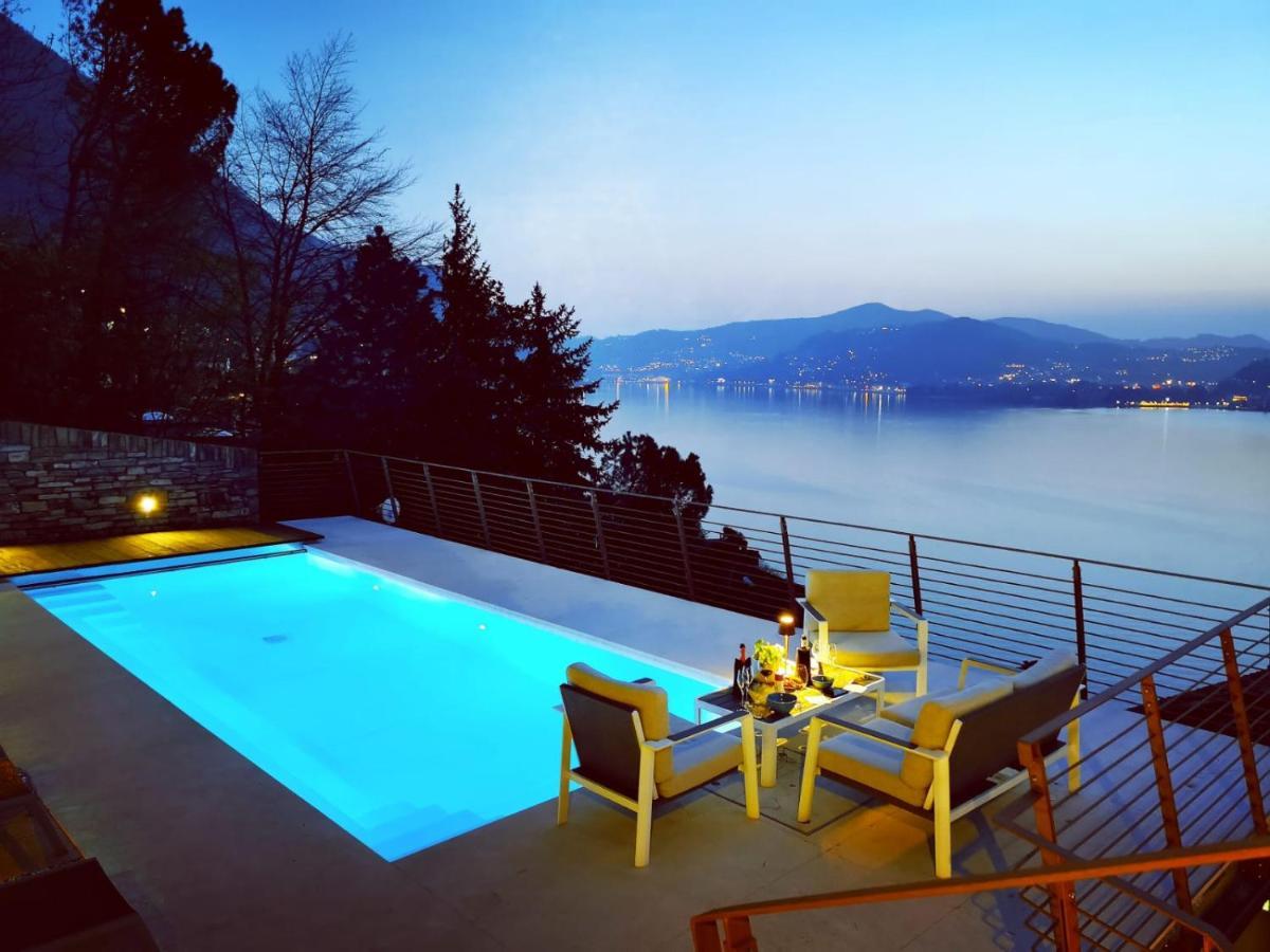 Luxury Como Lake Apartment Блевио Экстерьер фото